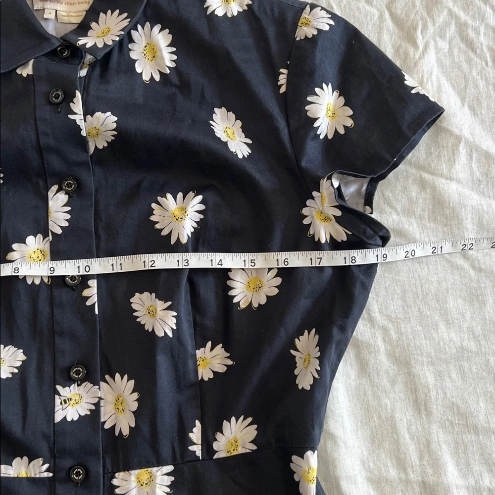 Kate Spade Shirt Dress Daisy Midi Dress Button Down Sz 4 - Picture 6 of 8